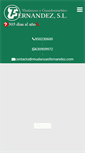 Mobile Screenshot of mudanzasfernandez.com
